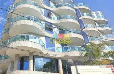 Apartamento com 4 dormitórios, 156 m² - venda por r$ 1.210.000,00 ou aluguel por r$ 6.600,00/ano - passagem - cabo frio/rj