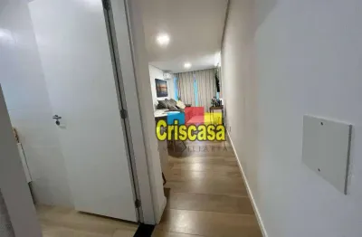 Apartamento com 2 dormitórios à venda, 70 m² por r$ 480.000,00 - palmeiras - cabo frio/rj