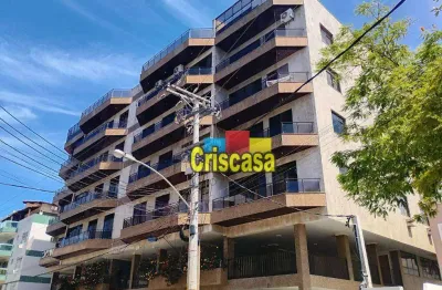 Apartamento com 3 dormitórios à venda, 140 m² por r$ 730.000,00 - passagem - cabo frio/rj