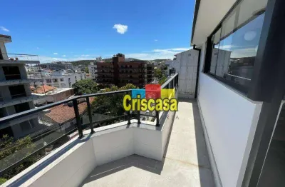 Cobertura com 2 dormitórios para alugar, 120 m² - passagem - cabo frio/rj