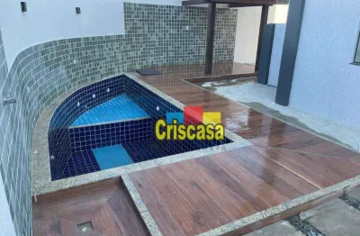 Casa com 3 dormitórios à venda, 100 m² por r$ 560.000,00 - guriri - cabo frio/rj
