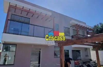 Casa com 3 dormitórios à venda, 90 m² por r$ 510.000,00 - guriri - cabo frio/rj
