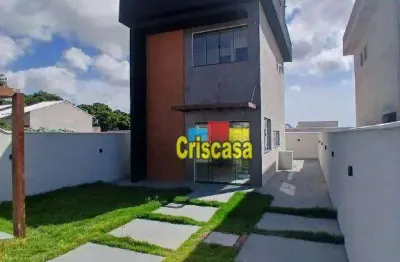 Casa com 3 dormitórios à venda, 90 m² por r$ 419.000,00 - guriri - cabo frio/rj