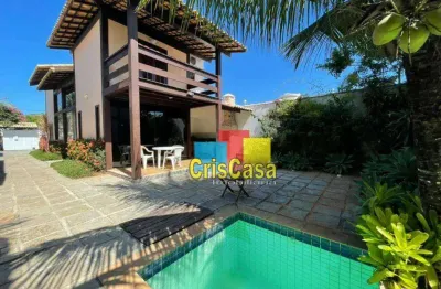 Casa com 3 dormitórios, 136 m² - venda por r$ 1.100.000,00 ou aluguel por r$ 7.000,00/mês - ogiva - cabo frio/rj