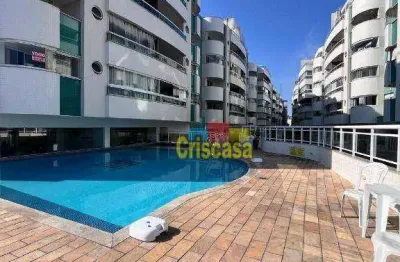 Cobertura com 2 dormitórios à venda, 80 m² por r$ 890.000 - flamboyant - cabo frio/rj
