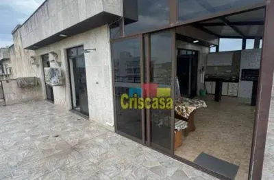 Apartamento com 4 dormitórios, 140 m² - venda por r$ 1.250.000,00 ou aluguel por r$ 10.047,00/mês - passagem - cabo frio/rj