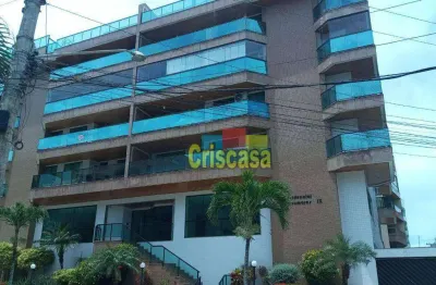 Apartamento com 3 dormitórios para alugar, 169 m² por r$ 7.349,99/mês - braga - cabo frio/rj