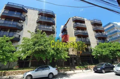 Apartamento com 3 dormitórios à venda, 128 m² por r$ 650.000,00 - passagem - cabo frio/rj