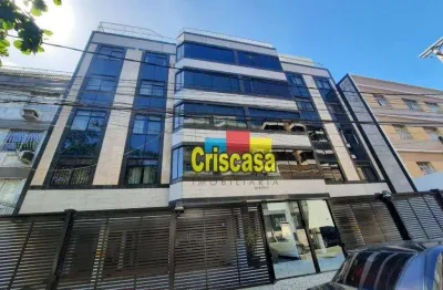 Apartamento com 3 dormitórios à venda, 120 m² por r$ 730.000,00 - centro - cabo frio/rj
