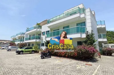 Cobertura com 3 dormitórios à venda, 170 m² por r$ 649.000,00 - palmeiras - cabo frio/rj