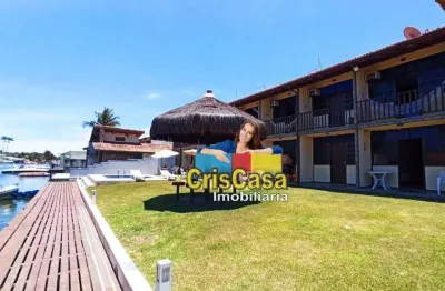 Canal navegável: casa dos sonhos com 3 quartos na ogiva/cabo frio