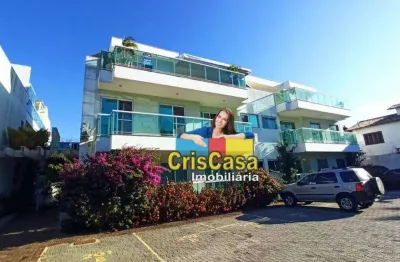 Cobertura com 2 dormitórios à venda, 120 m² por r$ 535.000,00 - palmeiras - cabo frio/rj