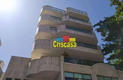 Apartamento com 3 dormitórios à venda, 160 m² por r$ 1.500.000,00 - centro - cabo frio/rj