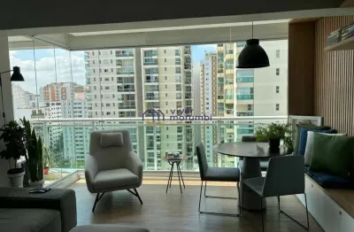 Apartamento no campo belo. 1 dormitório, 1suite, 1 vaga. mobiliado