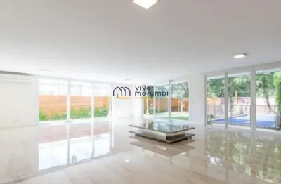 Casa em condomínio fechado no campo belo com 680m² e piscina privativa.