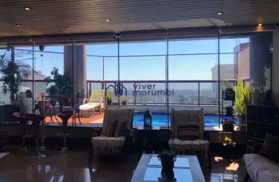 Aceita permuta 50% -. alto padrão - penthouse - 450 metros       au, 4 suites