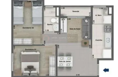 Open house vende apto. 2 quartos no fonseca próximo ao mercado municipal
