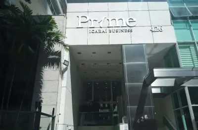 Open house imóveis - vende : ed. prime icaraí  sala comercial montada c/ divisórias, 28m2  e garage