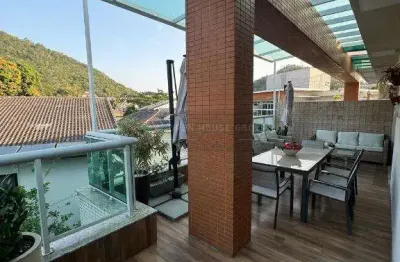 A open  vende cobertura no  giardino di capri itacoatiara vista livre para o verde decorada 4 suíte