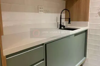 A open vende maravilhoso apartamento  de sala e quarto cozinha integrada totalmente reformado, lind