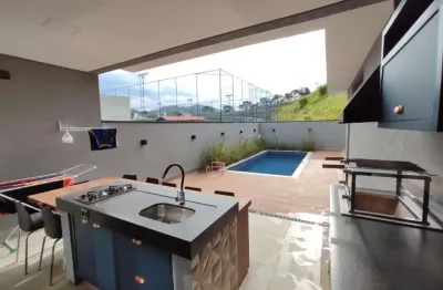 Casa em condomínio para locação em bragança paulista, euroville 2, 3 dormitórios, 3 suítes, 4 banheiros, 2 vagas