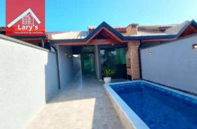 Casa com 2 dormitórios à venda, 75 m² por r$ 410.000,00 - cidade balneária nova peruibe - peruíbe/sp
