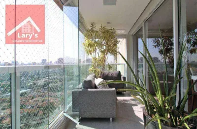 Apartamento com 3 dormitórios à venda, 167 m² por r$ 3.300.000,00 - brooklin paulista - são paulo/sp