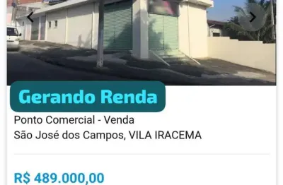Ponto comercial para venda em são josé dos campos, vila iracema, 2 banheiros, 2 vagas