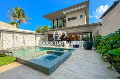 Luxuosa e novíssima casa à venda com 362 m² i 6 suítes, em riviera de são lourenço - bertioga sp.