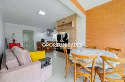 Apartamento à venda, pé na areia, 3 dormitórios i suíte, em riviera de são lourenço - bertioga sp