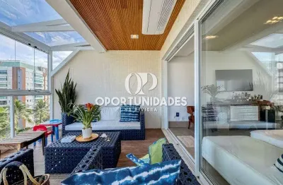 Cobertura luxuosa com vista para o mar à venda, 3 suítes, em riviera de são lourenço - bertioga sp