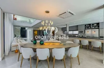 Casa à venda com 420m² de área construída, 6 suítes, em riviera de são lourenço, bertioga - sp