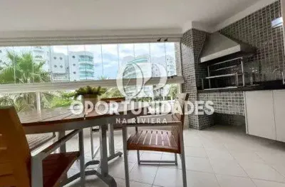 Apartamento à venda, 3 suítes, lavabo, 126m², em riviera de são lourenço, bertioga sp