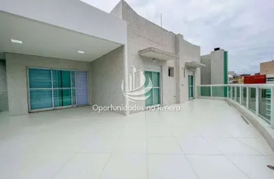 Cobertura à venda, 4 suítes, lavabo, em riviera de são lourenço, bertioga - sp