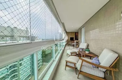 Apartamento à venda, 125m², 3 dormitórios i suíte, em riviera de são lourenço - bertioga sp.