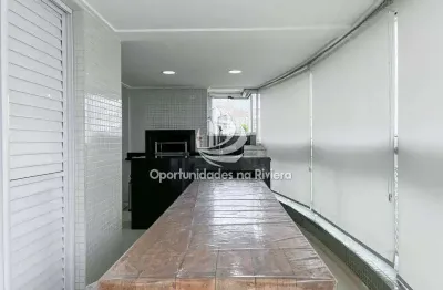 Apartamento à venda, 3 suítes, lavabo, 123m², em riviera de são lourenço, bertioga - sp