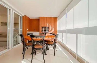 Apartamento à venda, 3 dormitórios i 2 suítes, 124m², em riviera de são lourenço, bertioga - sp