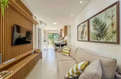 Casa à venda em villágio, 2 dormitórios i suíte, em riviera de são lourenço, bertioga - sp