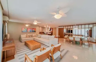 Apartamento à venda, pé na areia frontal, 4 suítes - em riviera de são lourenço, bertioga - sp