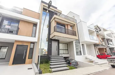 Casa em condomínio fechado com 3 quartos à venda na rua mário gomes cézar, 900, pinheirinho, curitiba, 189 m2 por r$ 1.520.000