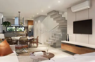 Casa em condomínio fechado com 3 quartos à venda no mercês, curitiba , 194 m2 por r$ 1.420.000