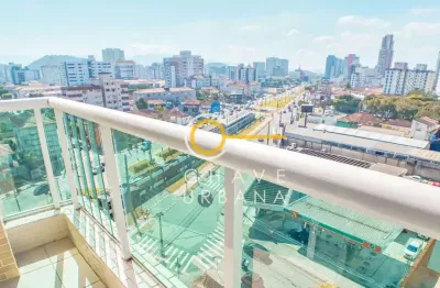 Apartamento com 1 dormitório para alugar, 52 m² por R$ 3.902,00/mês - Gonzaga - Santos/SP