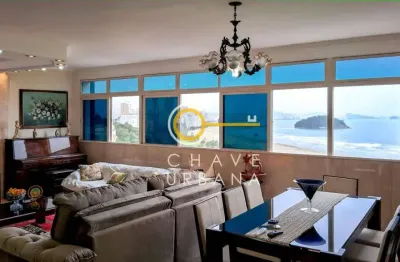 Apartamento com 3 dormitórios à venda, 189 m² por r$ 850.000,00 - itararé - são vicente/sp