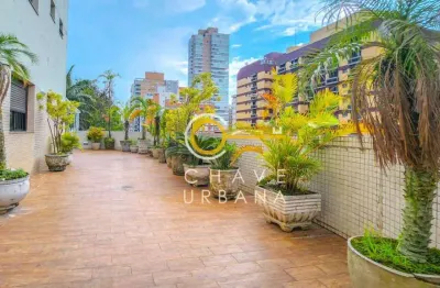 Apartamento garden com 3 dormitórios à venda, 241 m² por r$ 2.150.000,00 - gonzaga - santos/sp