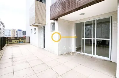 Apartamento garden com 3 dormitórios à venda, 184 m² por r$ 1.620.000,00 - gonzaga - santos/sp