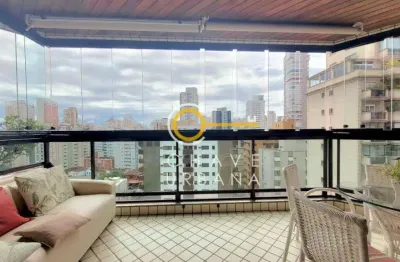 Apartamento com 4 dormitórios à venda, 211 m² por r$ 2.332.000,00 - vila rica - santos/sp