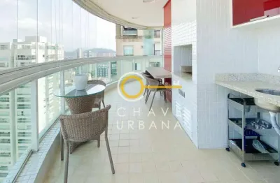 Apartamento com 3 dormitórios à venda, 160 m² por r$ 2.075.000,00 - boqueirão - santos/sp