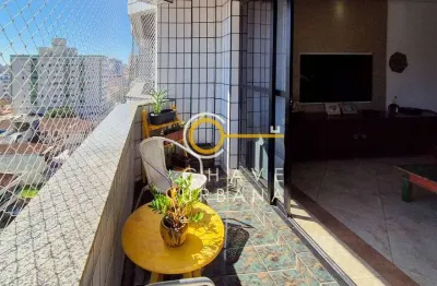 Apartamento com 3 dormitórios à venda, 137 m² por r$ 680.000,00 - campo grande - santos/sp