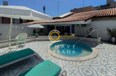 Cobertura com 3 dormitórios à venda, 181 m² por r$ 1.100.000,00 - vila júlia - guarujá/sp