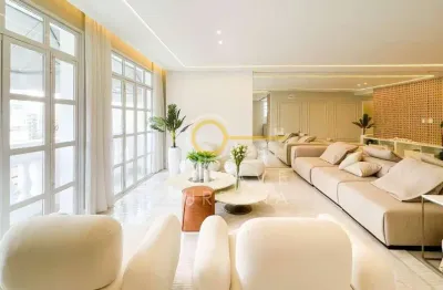 Apartamento à venda, 303 m² por r$ 3.100.000,00 - boqueirão - santos/sp